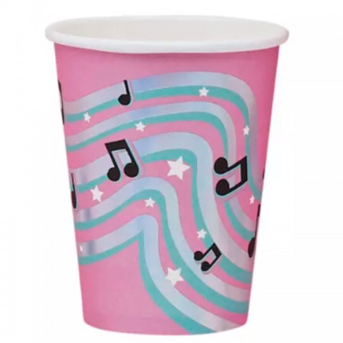 Copos Notas Musicais